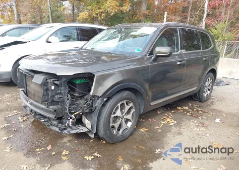 2022 Kia Telluride Ex z USA, uszkodzony, nr VIN 5XYP34HC5NG259175